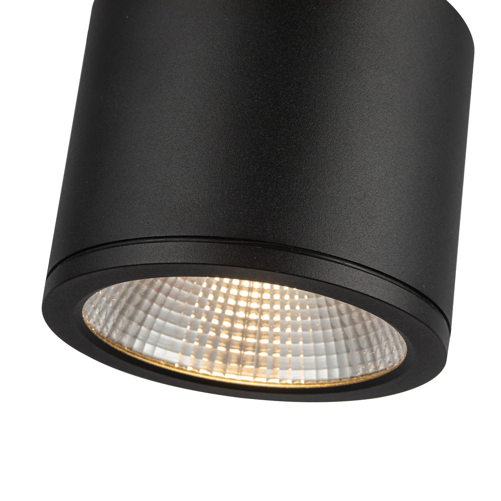 Nordic 4-in (5-in Dia.) Black LED Exterior Pendant