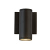 Nordic 6-in (2-in Dia.) Black LED Exterior Wall