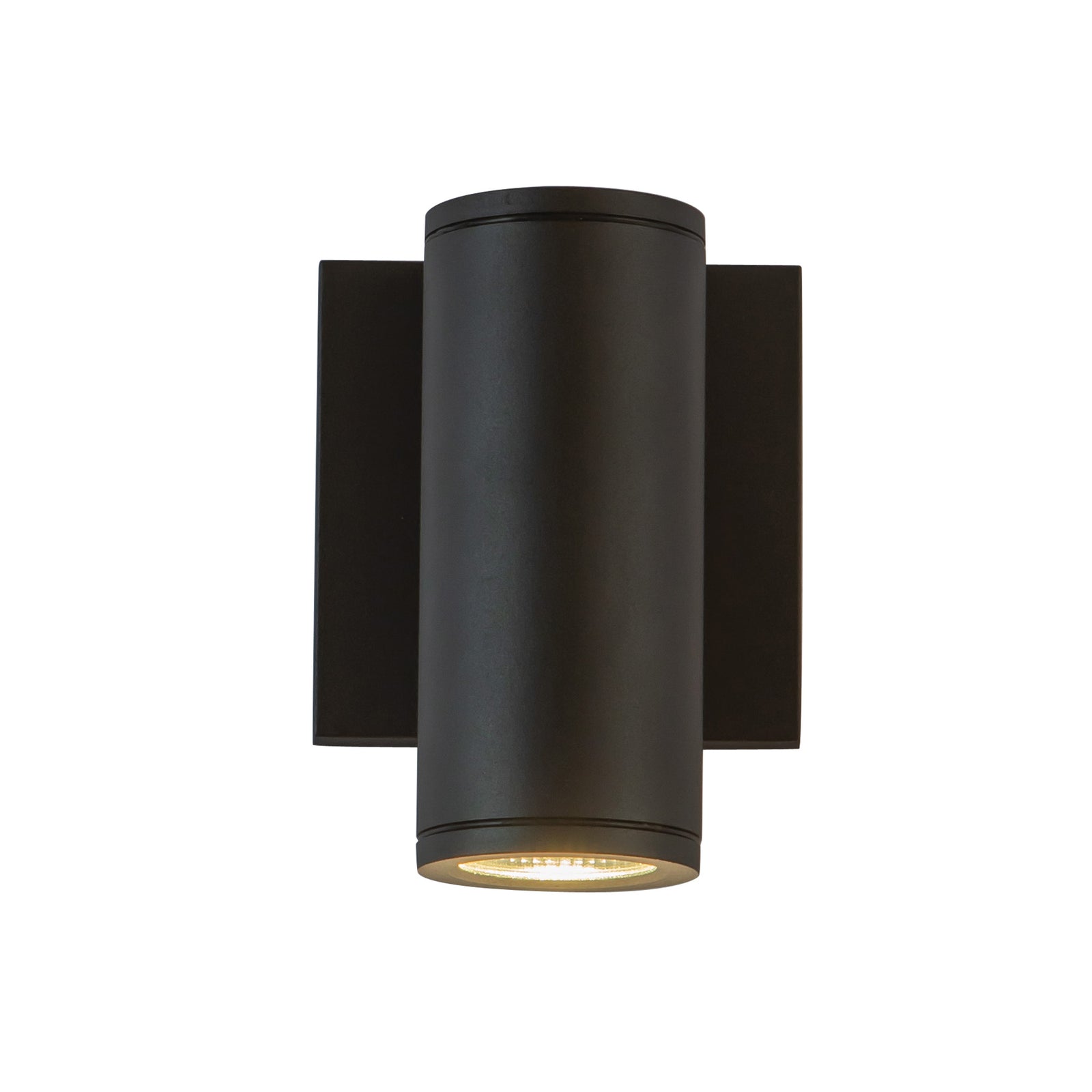 Nordic 6-in (2-in Dia.) Black LED Exterior Wall
