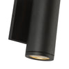 Nordic 6-in (2-in Dia.) Black LED Exterior Wall