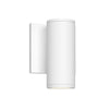Nordic 6-in (2-in Dia.) White LED Exterior Wall