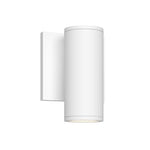 Nordic 6-in (2-in Dia.) White LED Exterior Wall