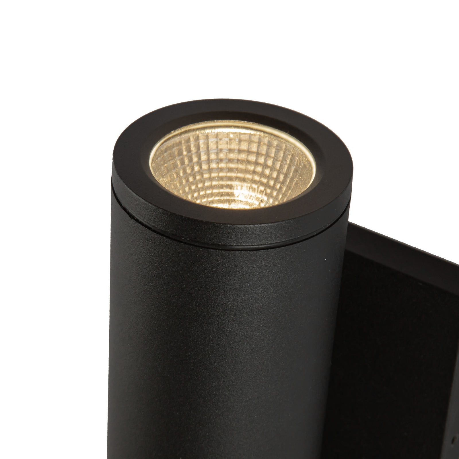 Nordic 8-in (2-in Dia.) Black LED Exterior Wall