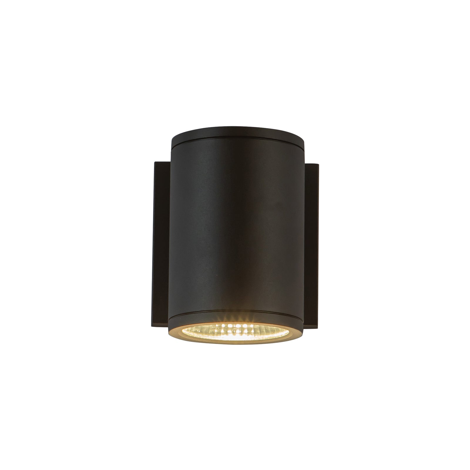 Nordic 5-in (3-in Dia.) Black LED Exterior Wall