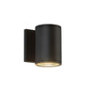 Nordic 5-in (3-in Dia.) Black LED Exterior Wall