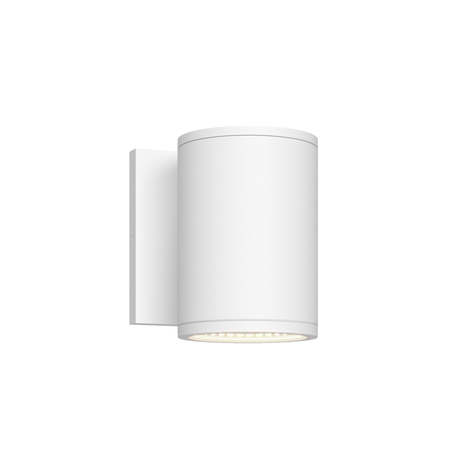Nordic 5-in (3-in Dia.) White LED Exterior Wall