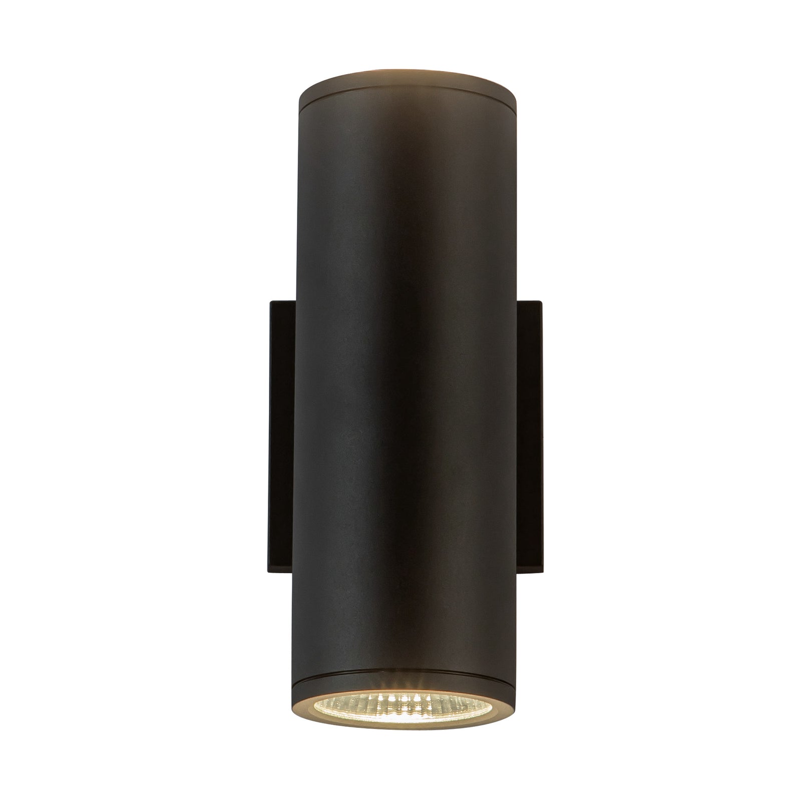 Nordic 10-in (3-in Dia.) Black LED Exterior Wall