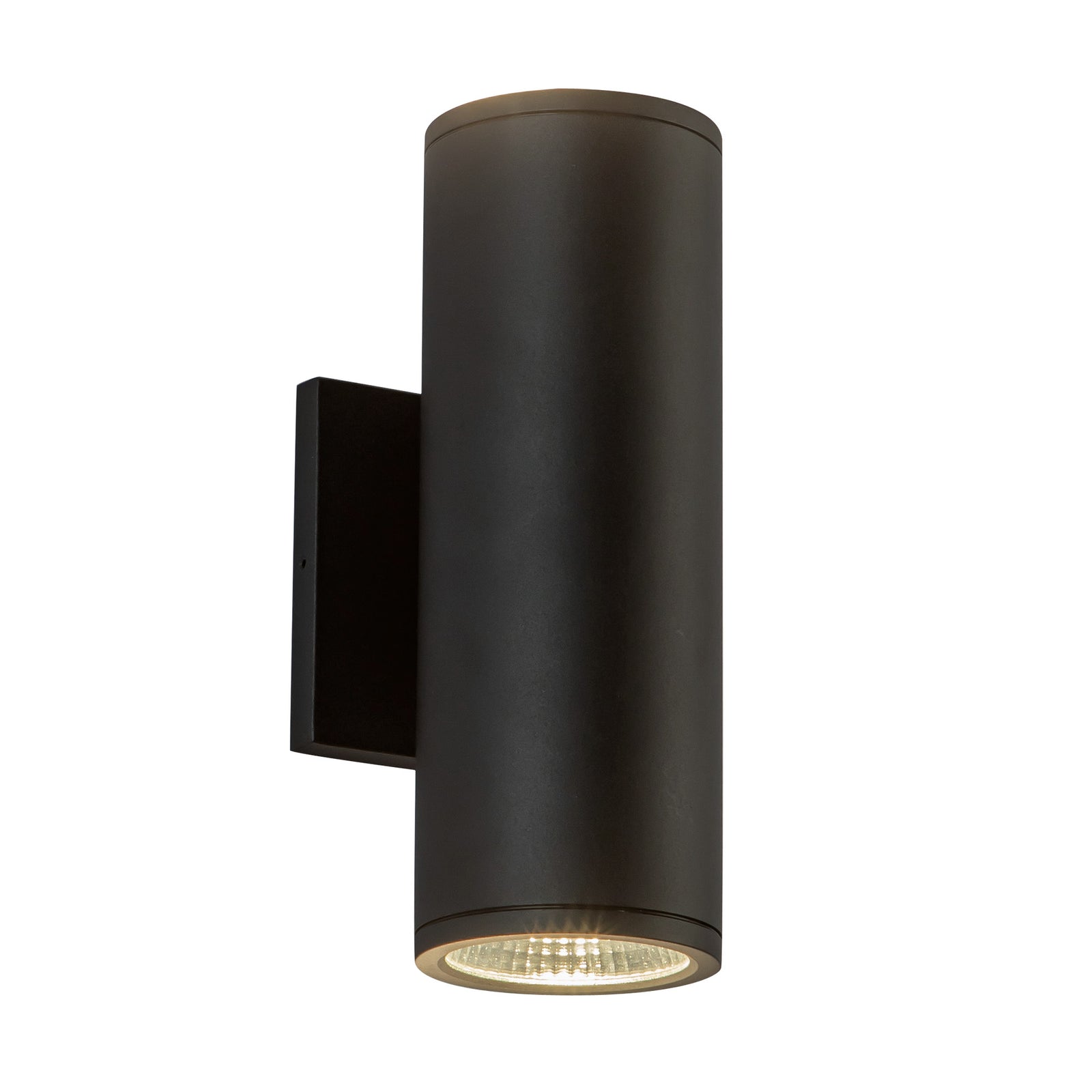 Nordic 10-in (3-in Dia.) Black LED Exterior Wall
