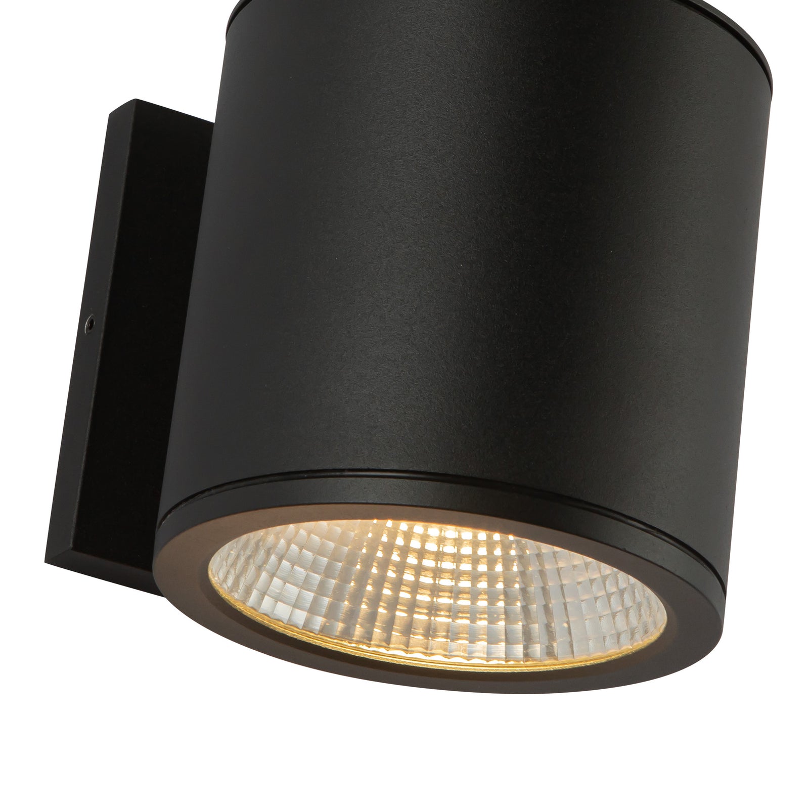 Nordic 5-in (5-in Dia.) Black LED Exterior Wall