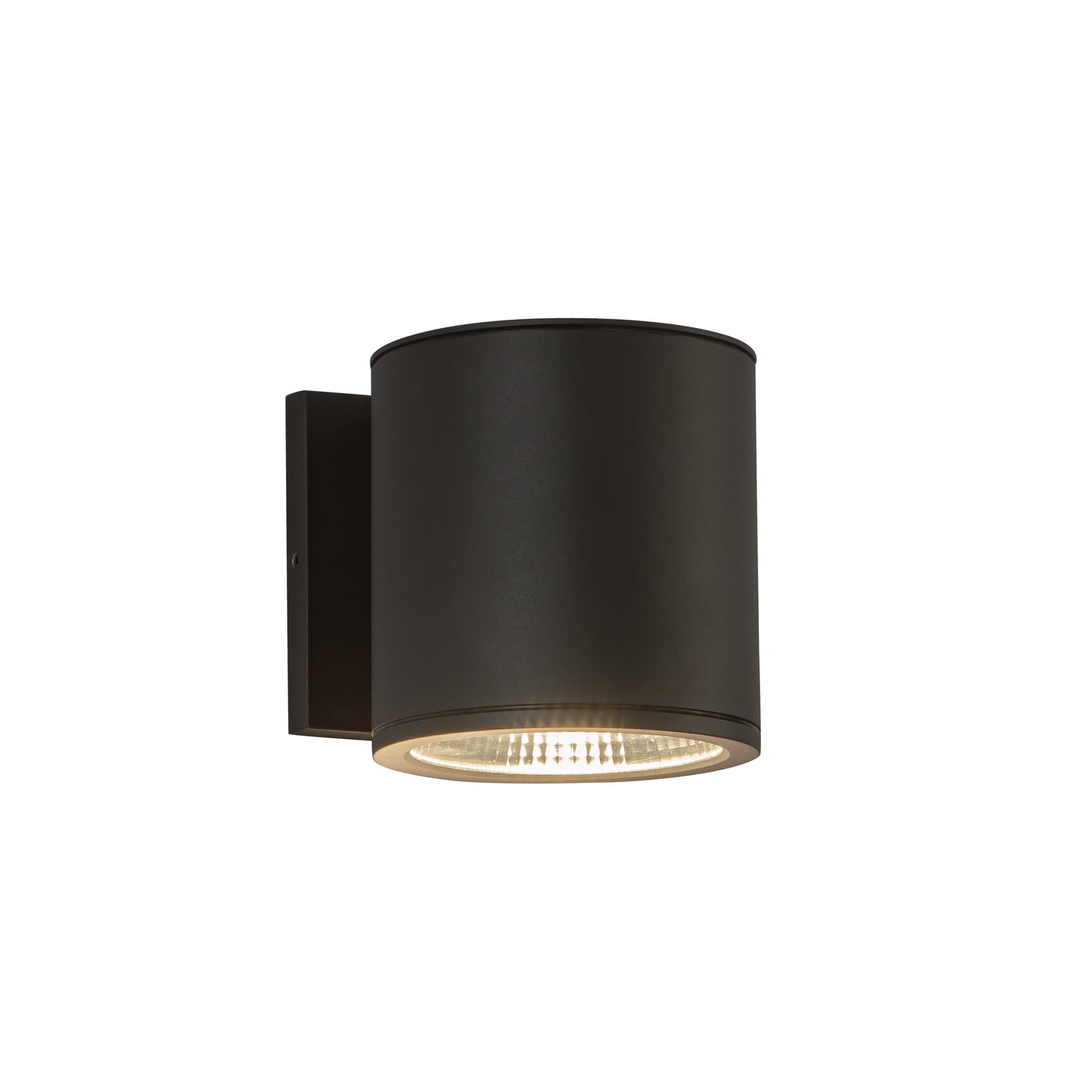 Nordic 5-in (5-in Dia.) Black LED Exterior Wall
