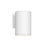 Nordic 7-in (5-in Dia.) White LED Exterior Wall