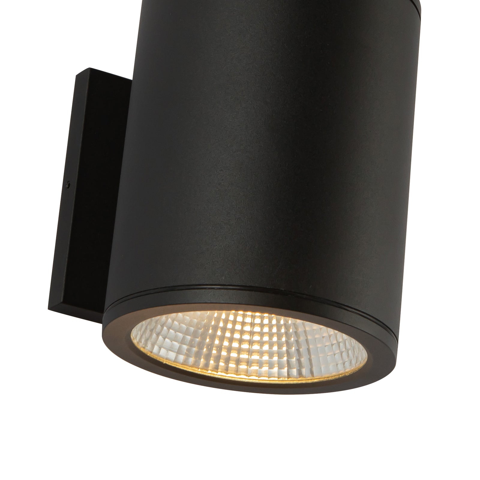 Nordic 6-in (5-in Dia.) Black LED Exterior Wall