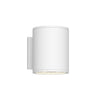 Nordic 6-in (5-in Dia.) White LED Exterior Wall