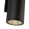 Nordic 12-in (5-in Dia.) Black LED Exterior Wall
