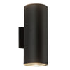 Nordic 12-in (5-in Dia.) Black LED Exterior Wall