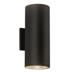 Nordic 12-in (5-in Dia.) Black LED Exterior Wall
