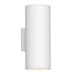 Nordic 12-in (5-in Dia.) White LED Exterior Wall