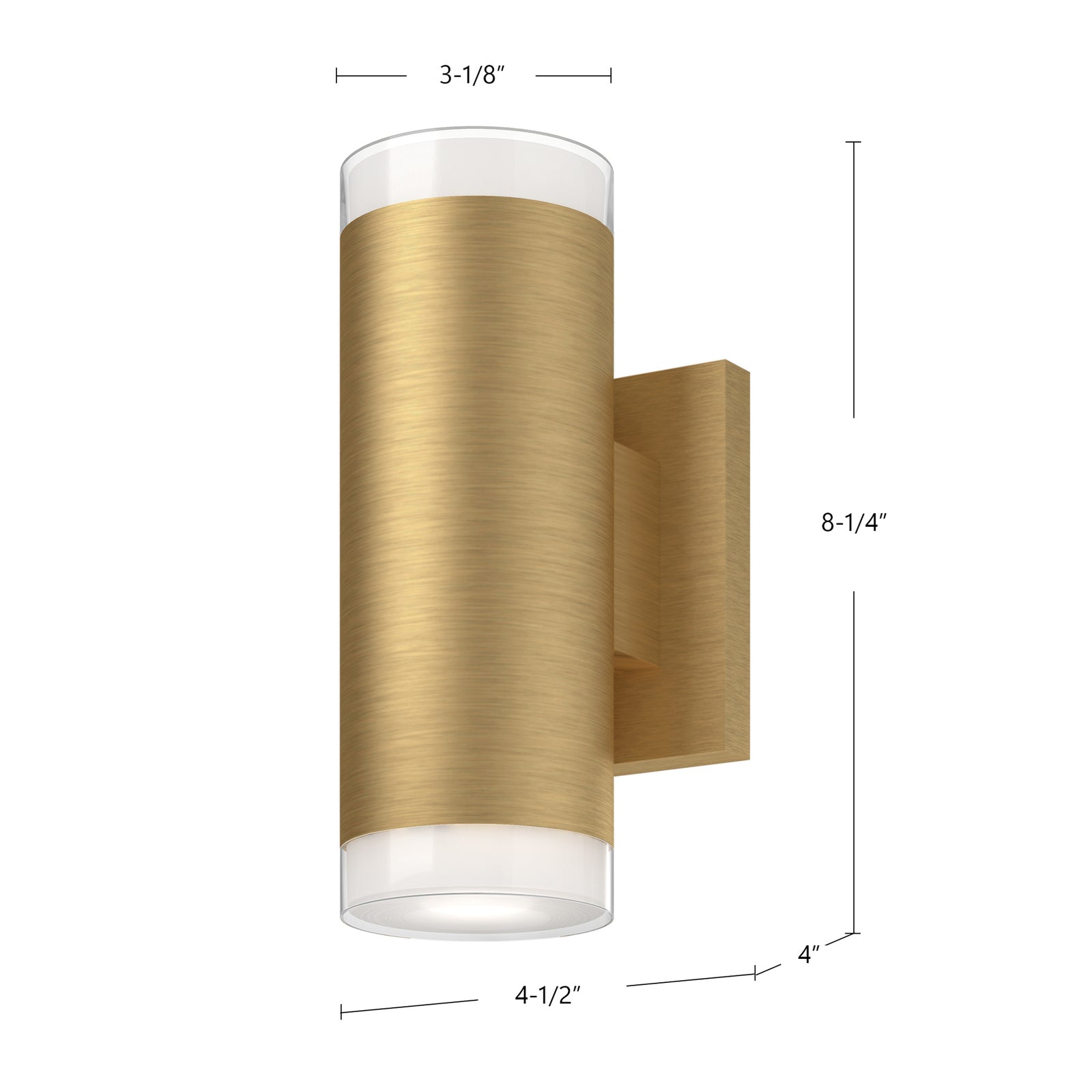 Norfolk 8-in Chrome LED Wall Sconce