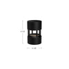 Novato 10-in Black LED Exterior Bollard