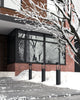 Novato 36-in Black LED Exterior Bollard