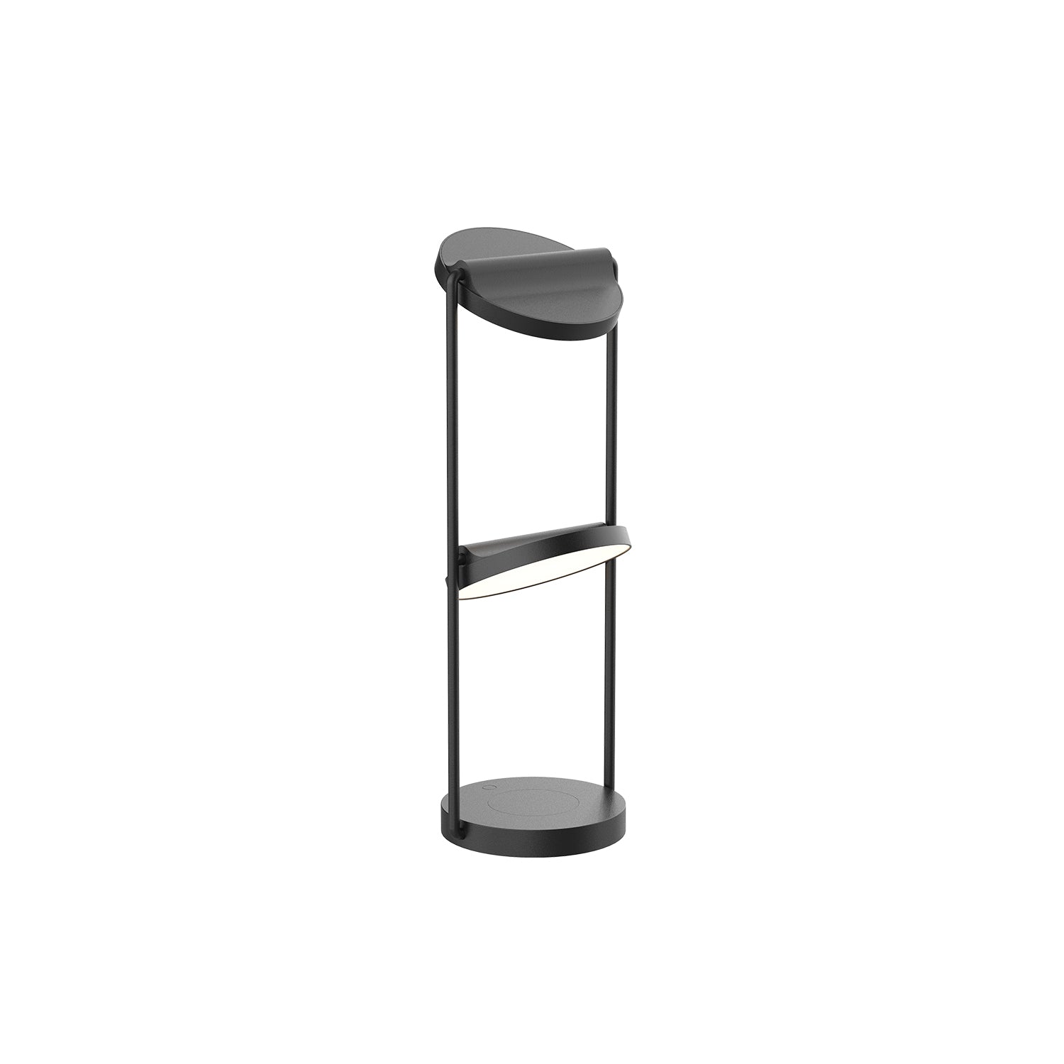 Novel 18-in Black LED Table Lamp
