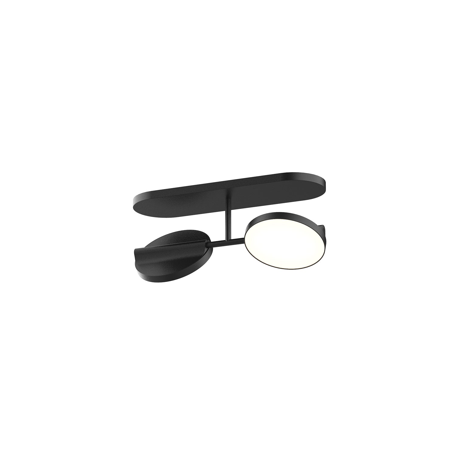 Novel 13-in Black LED Vanity
