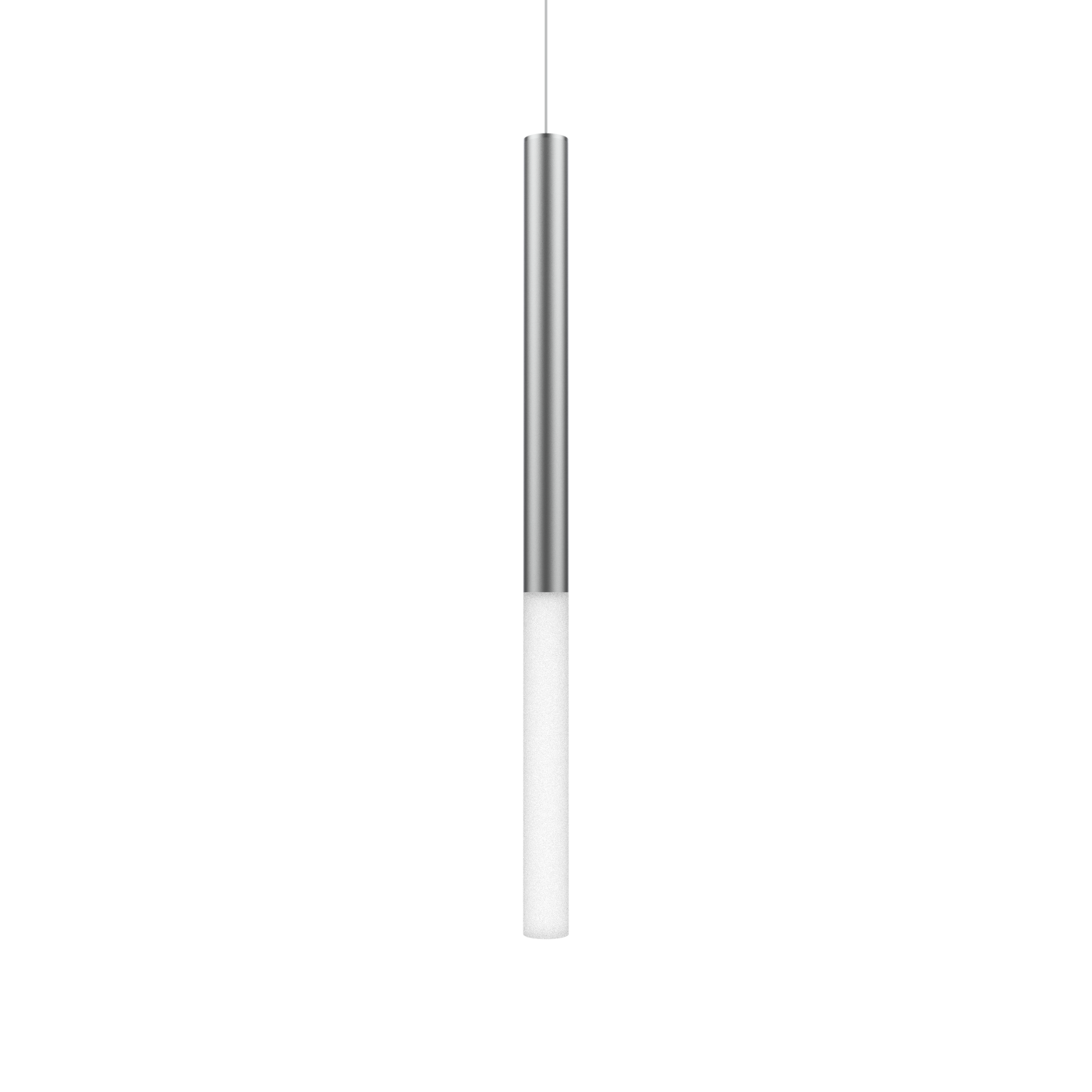 Novo High Output Pendant - 16in - Polished Chrome Body - Translucent Diffuser - SP2