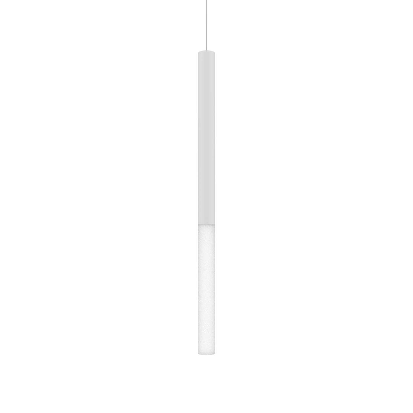 Novo High Output Pendant - 10in - White Body - Translucent Diffuser - SP2