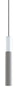 Novo Short - Frosted Diffuser - Acrylic Single Pendant - White Socket