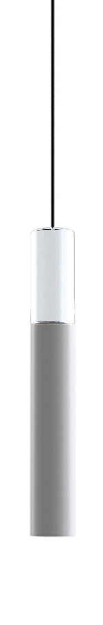 Novo Short - Frosted Diffuser - Acrylic Single Pendant - White Socket