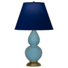 Steel Blue Double Gourd Table Lamp