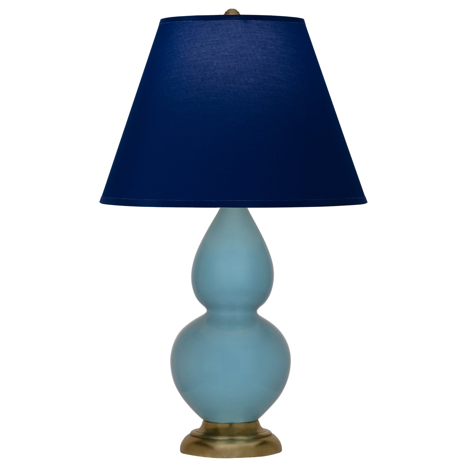 Steel Blue Double Gourd Table Lamp