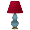 Steel Blue Double Gourd Table Lamp