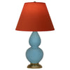 Steel Blue Double Gourd Table Lamp