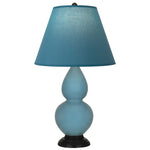 Steel Blue Double Gourd Table Lamp