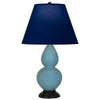 Steel Blue Double Gourd Table Lamp