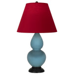 Steel Blue Double Gourd Table Lamp