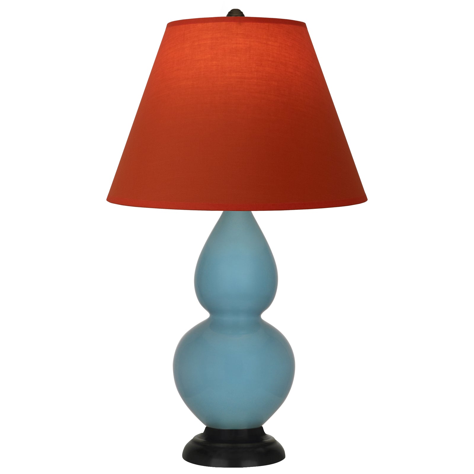 Steel Blue Double Gourd Table Lamp