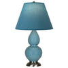 Steel Blue Double Gourd Table Lamp