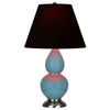 Steel Blue Double Gourd Table Lamp