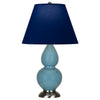 Steel Blue Small Double Gourd Accent Lamp