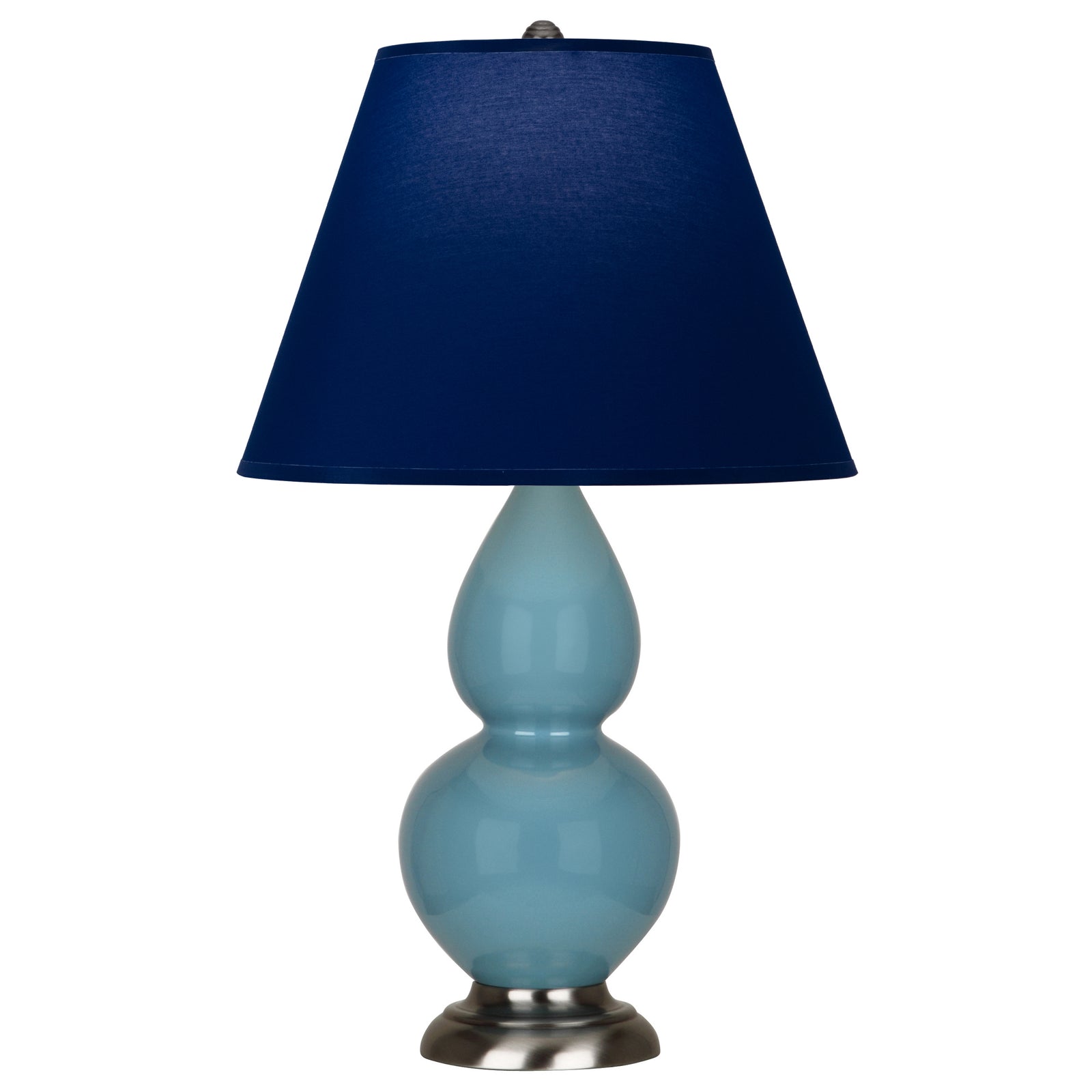 Steel Blue Small Double Gourd Accent Lamp