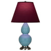 Steel Blue Double Gourd Table Lamp