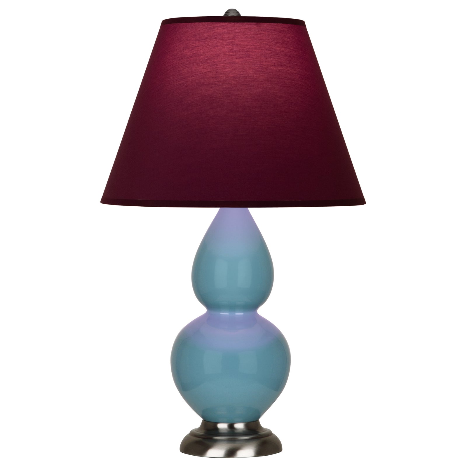 Steel Blue Double Gourd Table Lamp