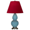 Steel Blue Double Gourd Table Lamp