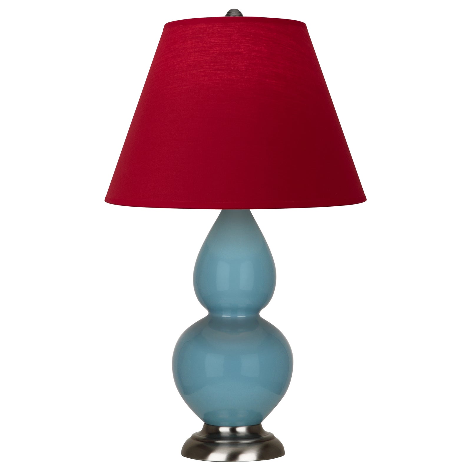 Steel Blue Double Gourd Table Lamp