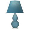 Steel Blue Double Gourd Table Lamp