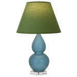 Steel Blue Double Gourd Table Lamp