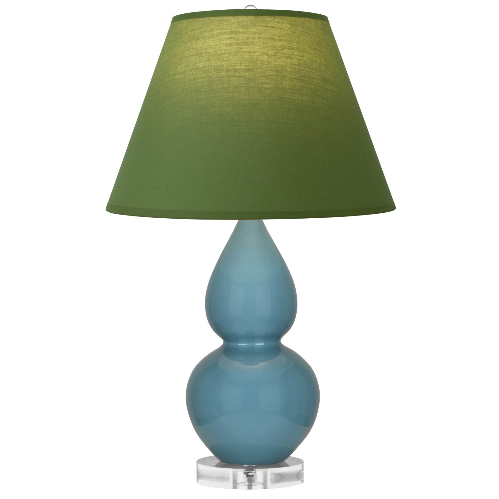 Steel Blue Double Gourd Table Lamp