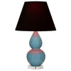 Steel Blue Double Gourd Table Lamp